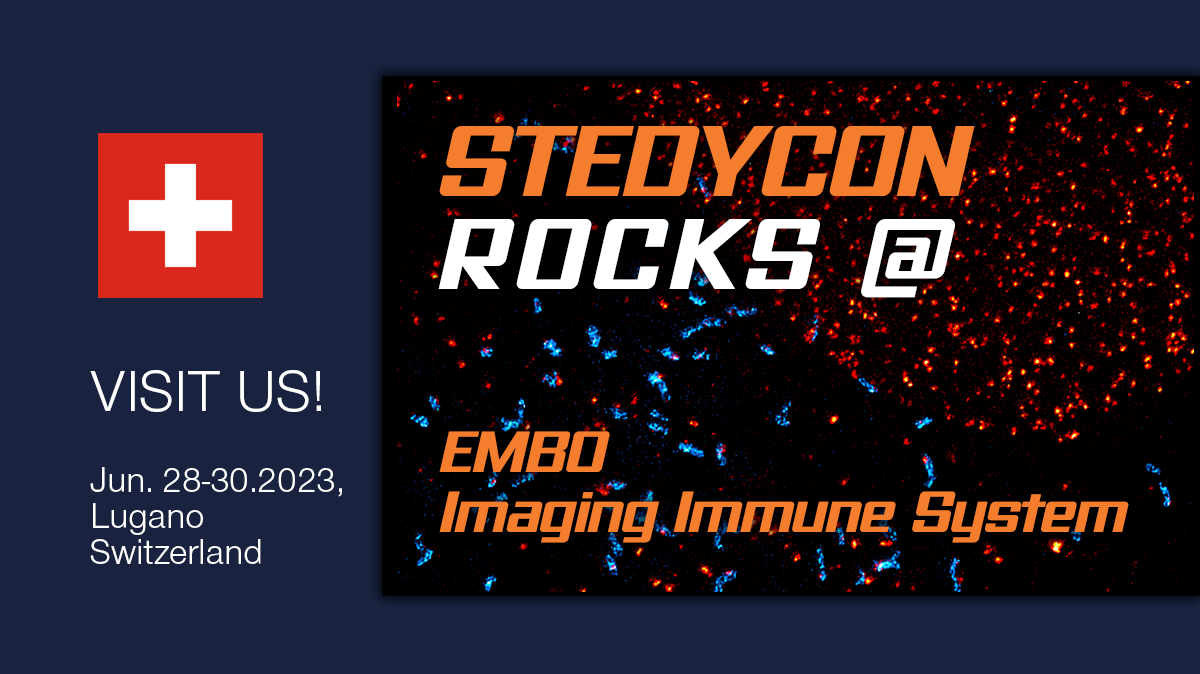 STEDYCON rocks @ EMBO Imaging Immune System