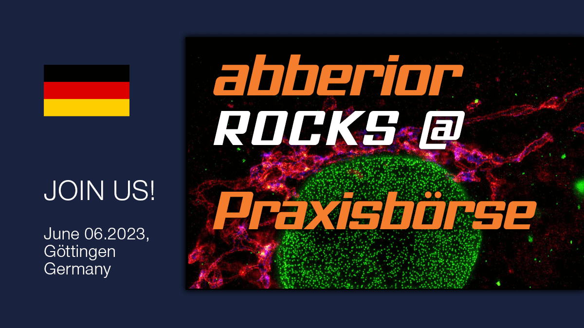 abberior rocks @ Praxisbörse