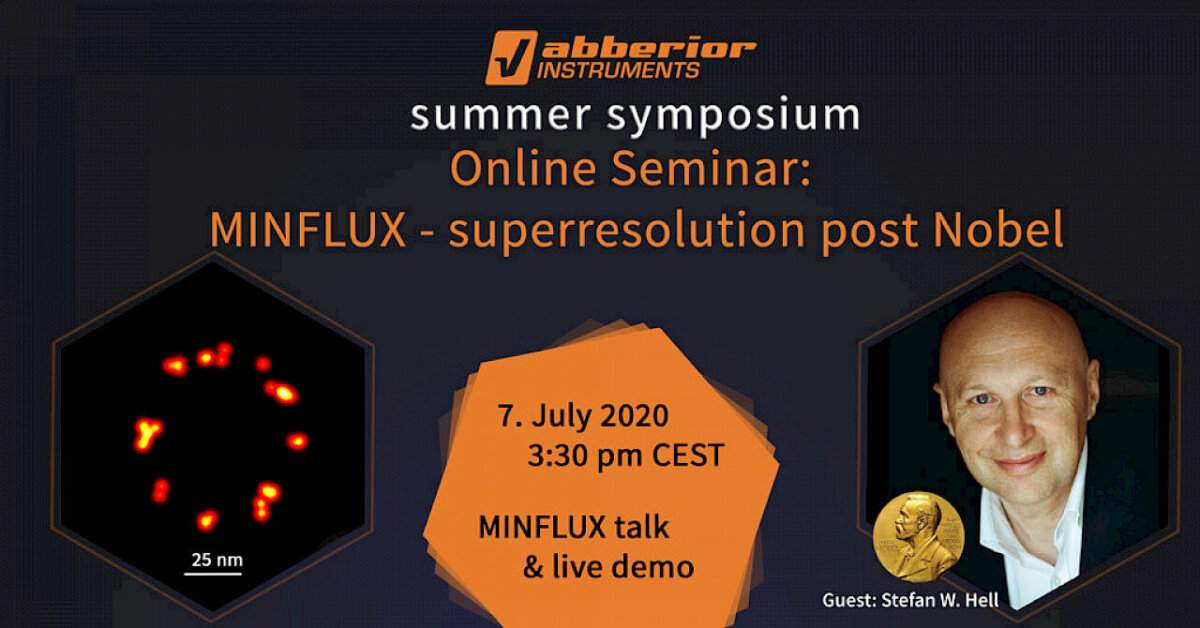 Join abberior's summer symposium on MINFLUX post-Nobel