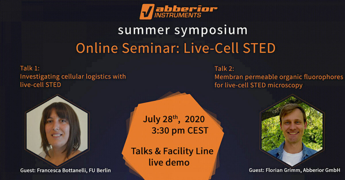 Join abberior's summer symposium on live-cell STED